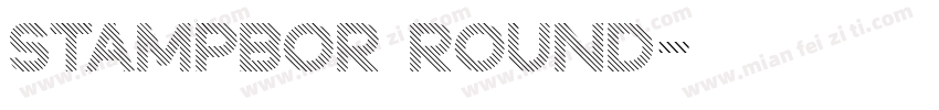 Stampbor Round字体转换